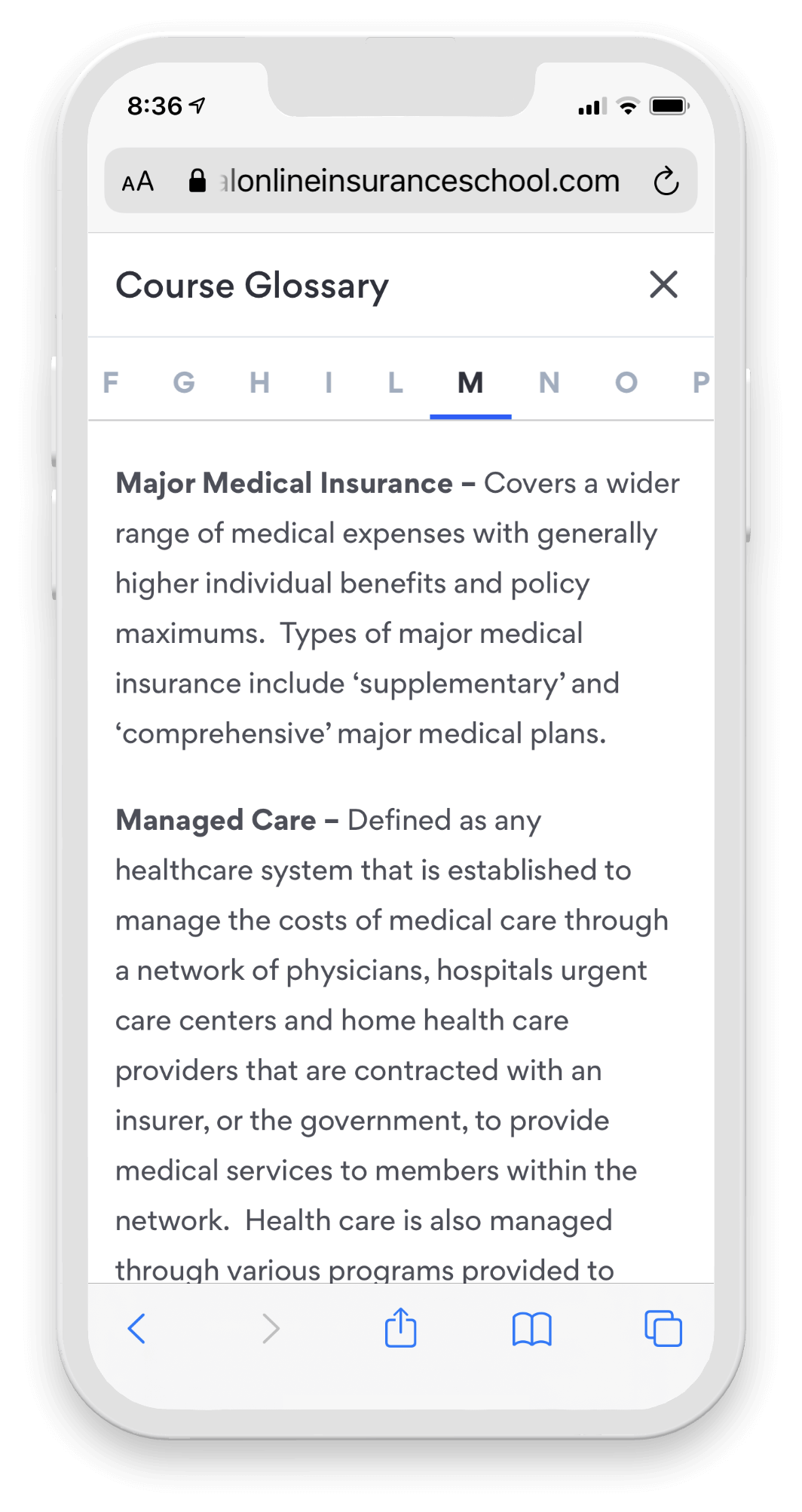 Insurance Glossary