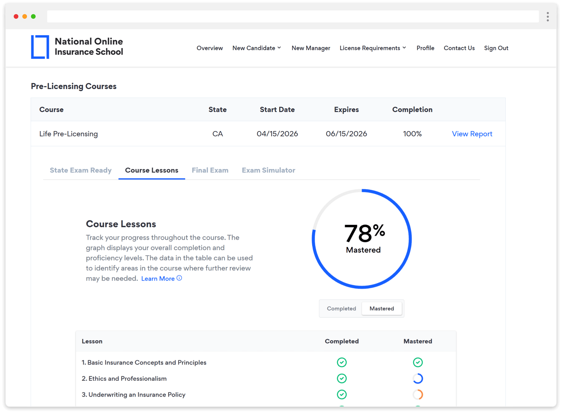 Partners Dashboard Single Candidate